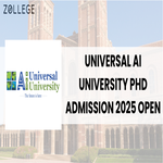 Universal AI University PhD Admission 2025 Open